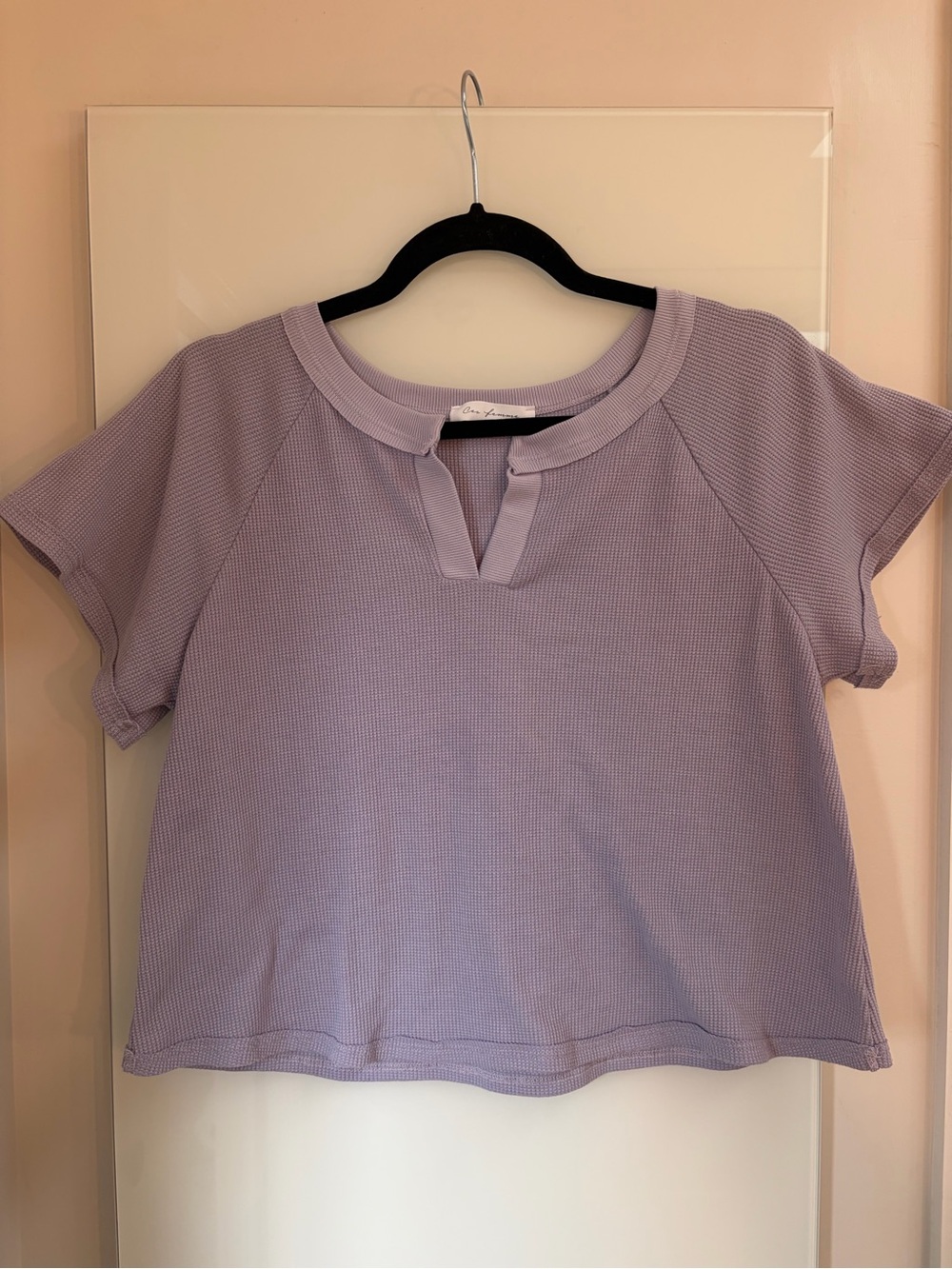 Ces Femme Lavender Short-Sleeve Boxy T-Shirt